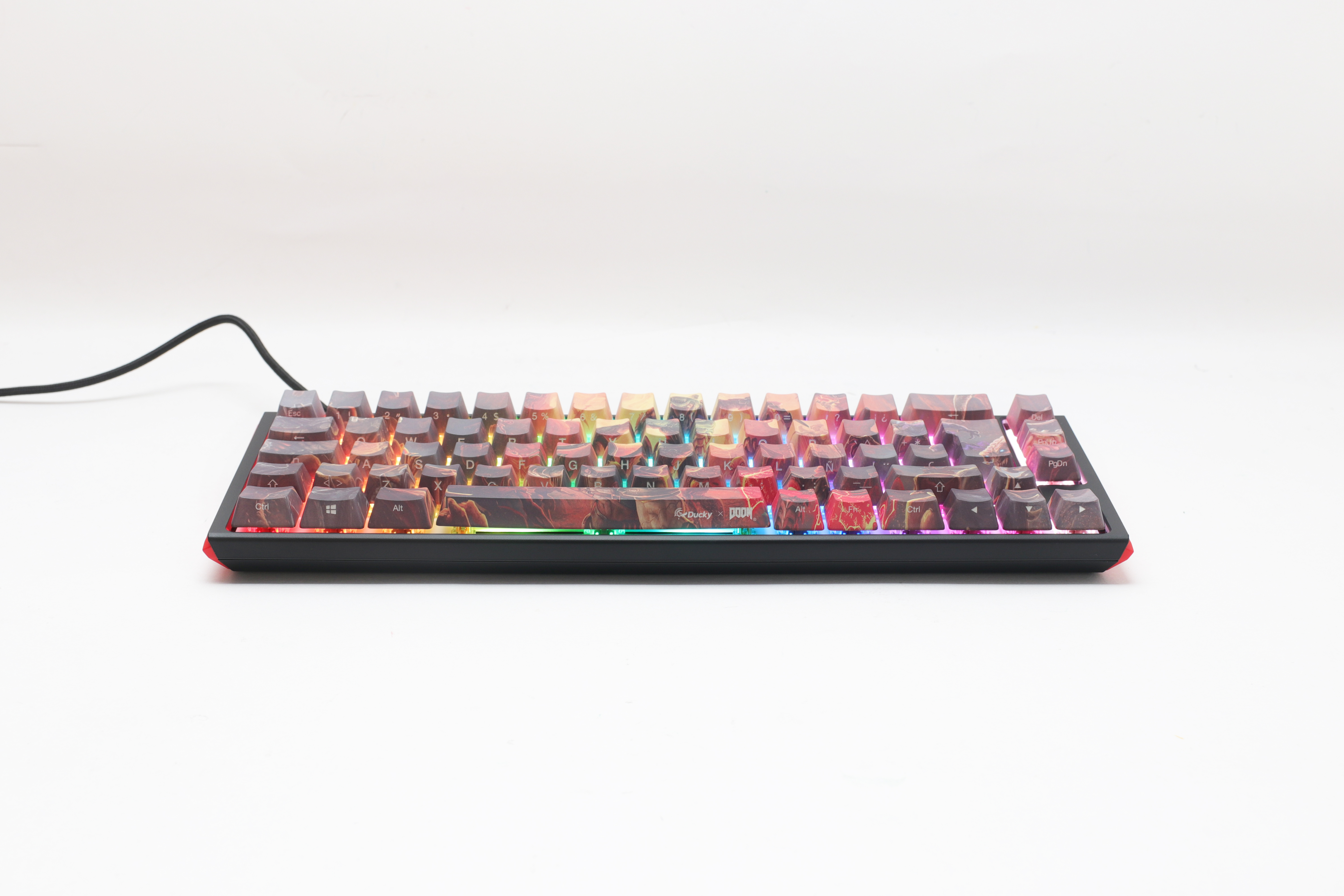Ducky - Teclado Mecânico Ducky ONE 3 SF RGB x Doom Limited Edition MX-Red (ES)