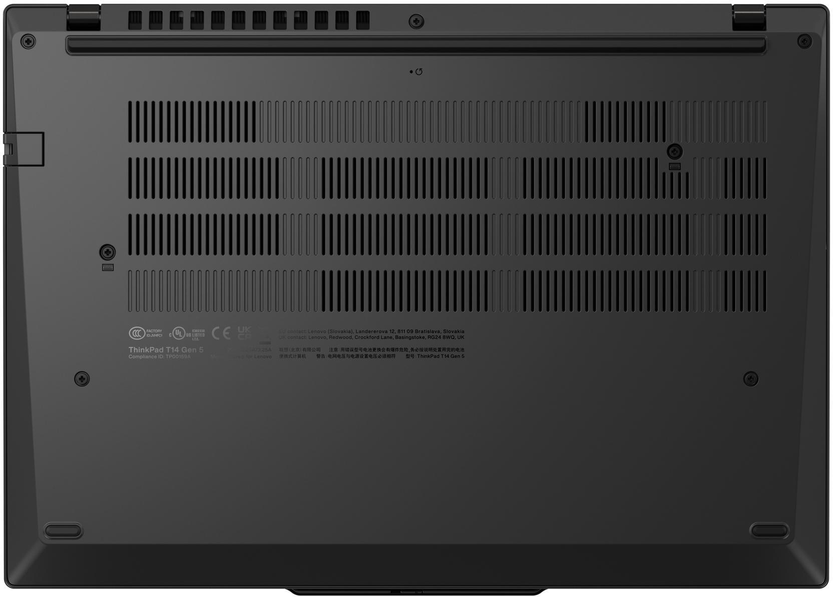 Lenovo - Portátil Lenovo Thinkpad T14 Gen5 Copilot AI 14" Ultra 7 155U 32GB DDR5 1TB Intel Graphics W11 Pro