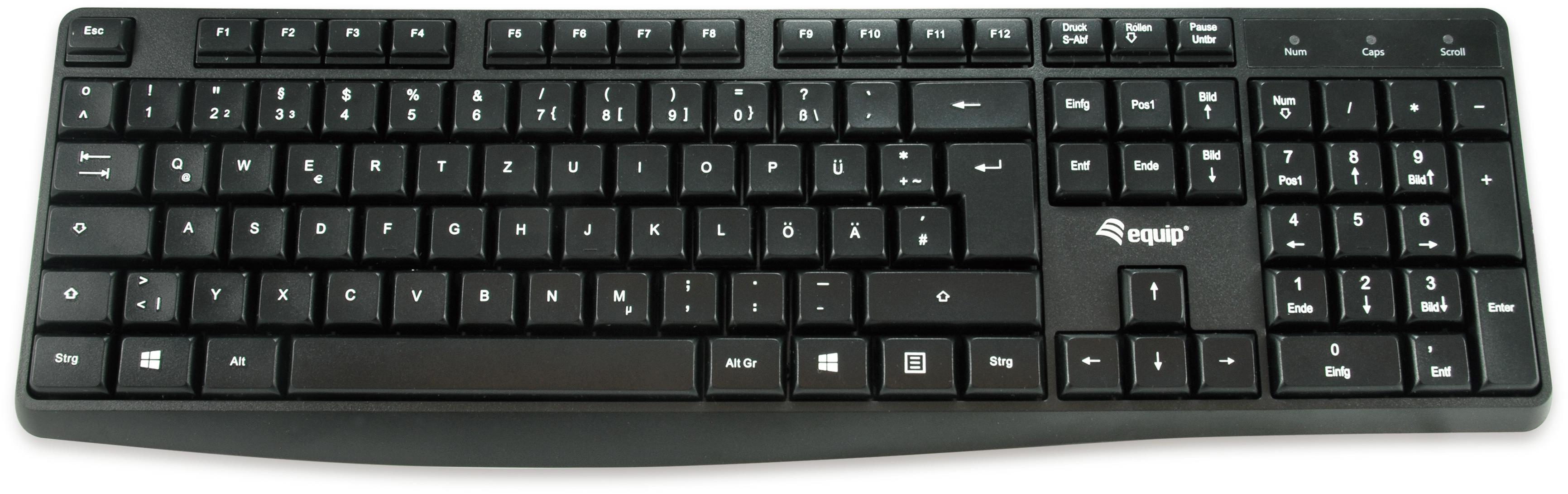 Picture of Picture of Teclado Equip USB (PT) Preto