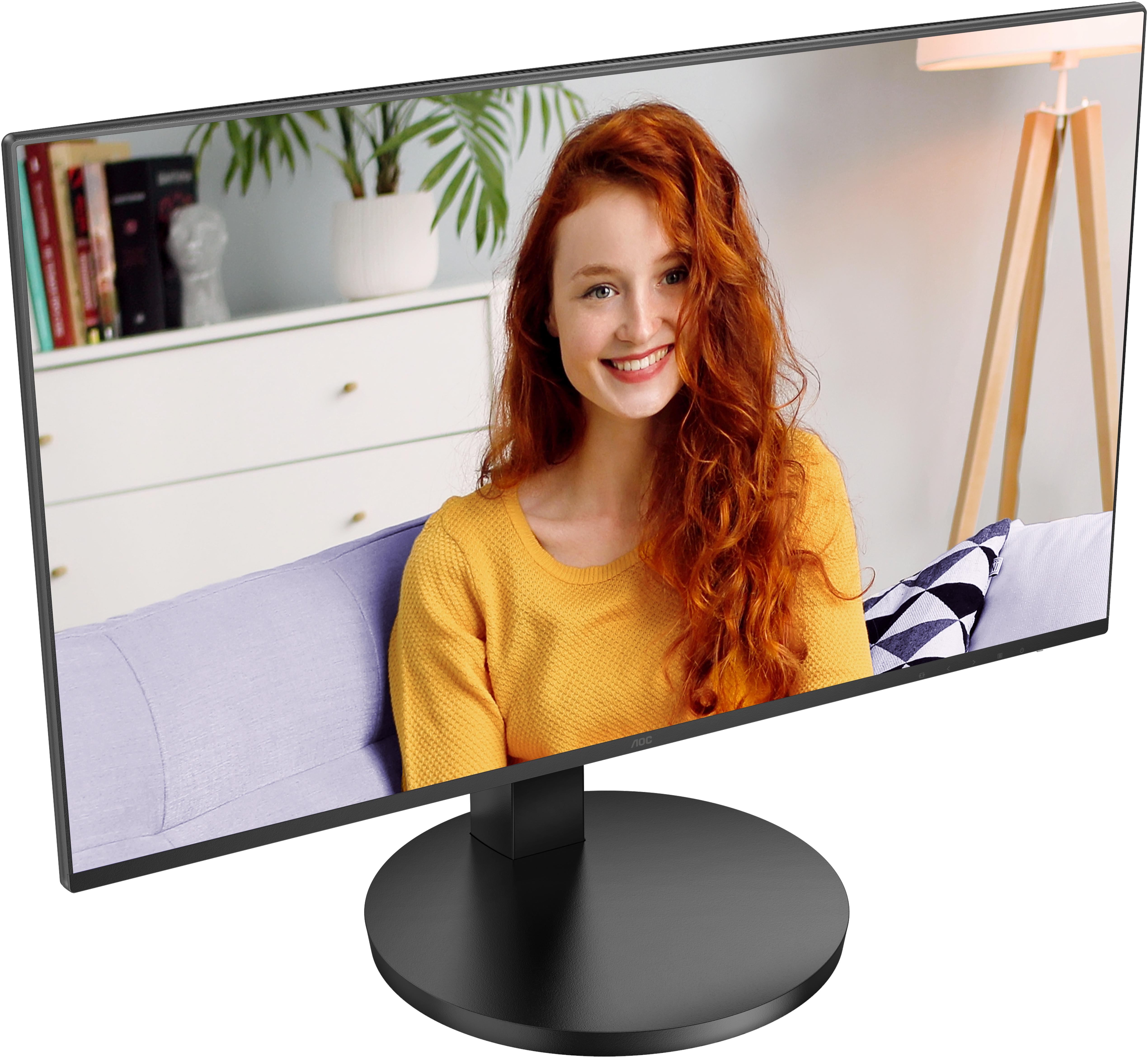 AOC - Monitor AOC 24" 24B3CF2 IPS FHD 100Hz 1ms USB-C (65W) c/colunas Ajuste Completo