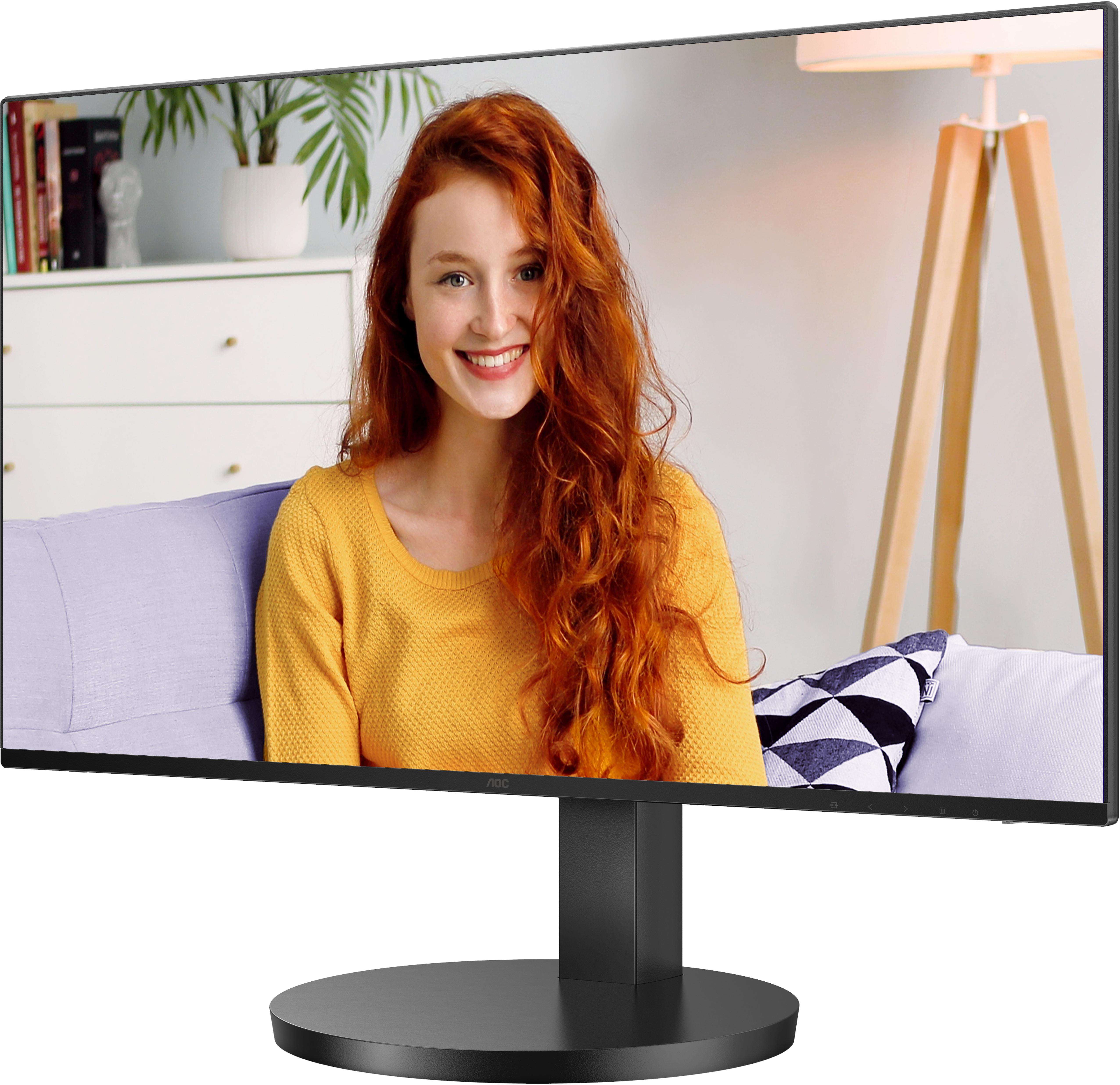 AOC - Monitor AOC 24" 24B3CF2 IPS FHD 100Hz 1ms USB-C (65W) c/colunas Ajuste Completo
