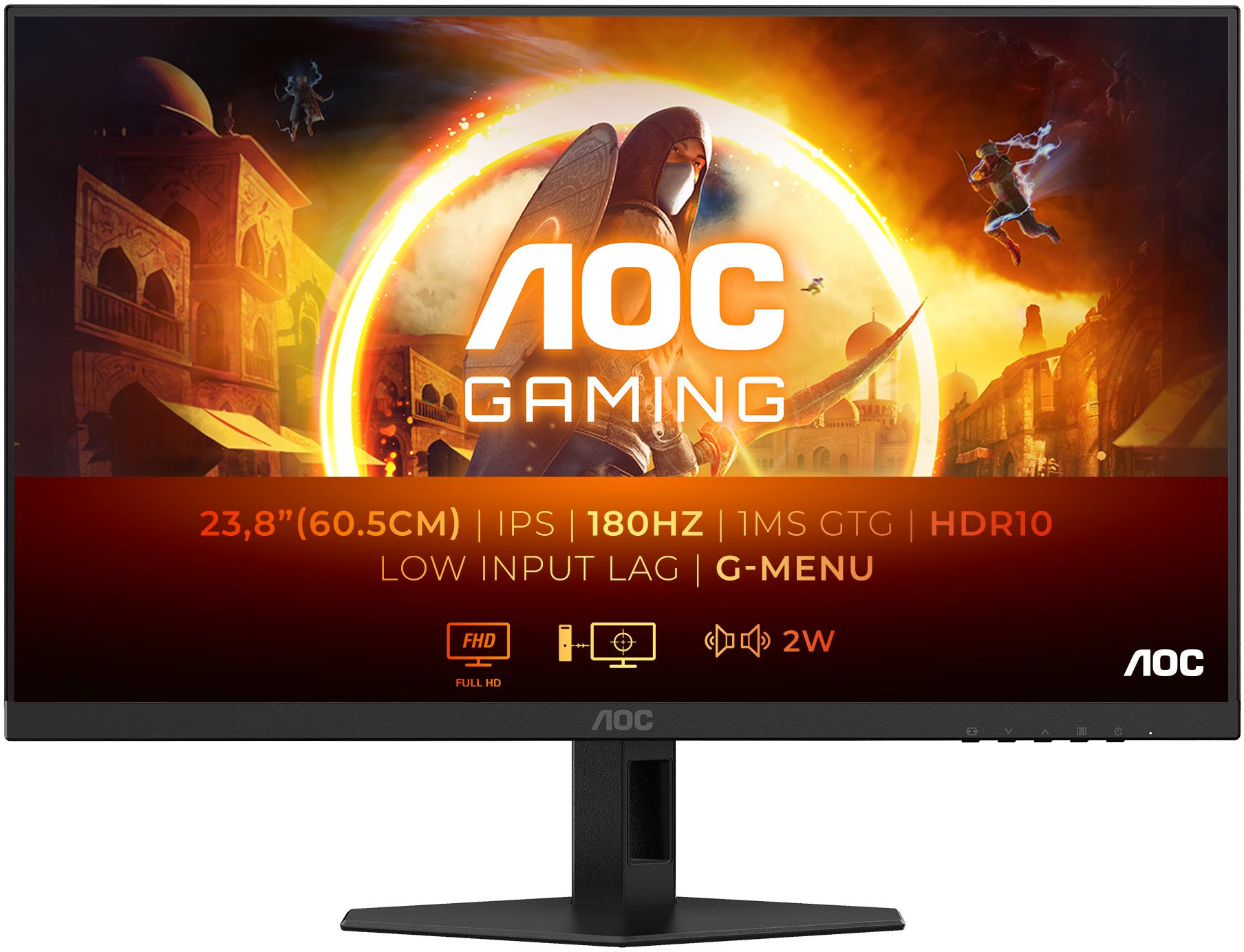 Picture of Picture of Monitor AOC Gaming G4 24" 24G4XE Fast IPS FHD 180 Hz 1ms HDR10 G-SYNC Compatible + Adaptive Sync