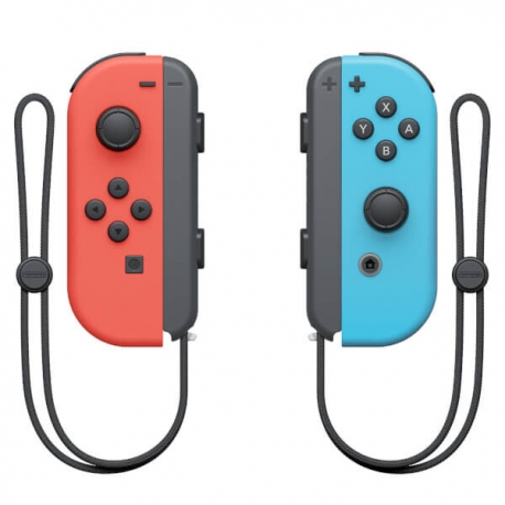 Nintendo - Comando Nintendo Joy-Con (set Esq/Dir) Azul Néon/Vermelho Néon