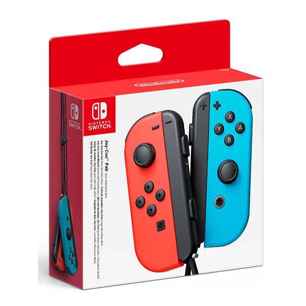 Nintendo - Comando Nintendo Joy-Con (set Esq/Dir) Azul Néon/Vermelho Néon