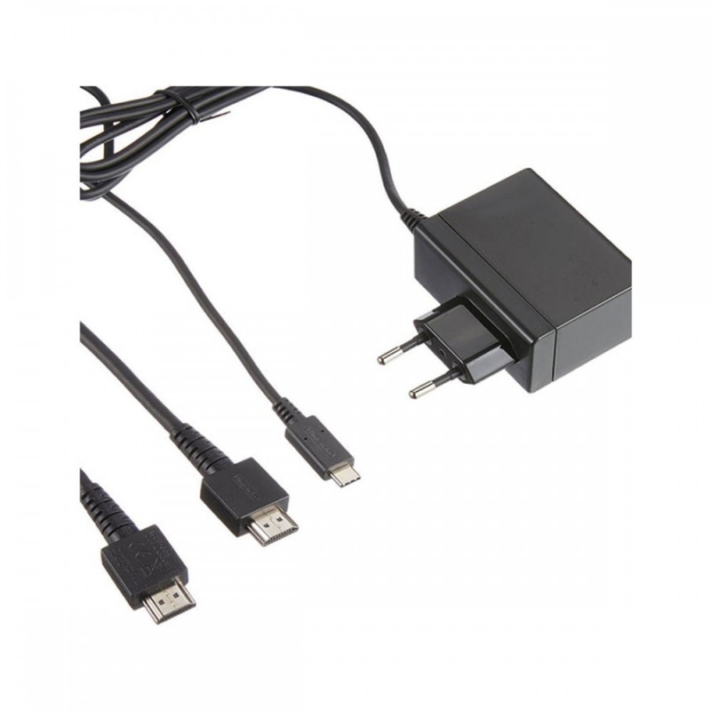 Nintendo - Dock para Nintendo (Pack com Base + Carregador de Corrente + Cabo HDMI)