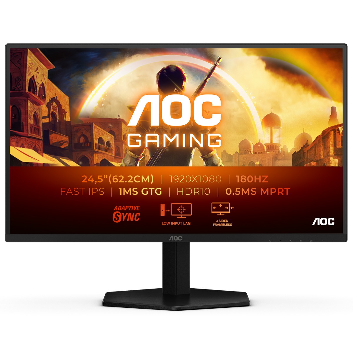 Picture of Picture of Monitor AOC Gaming 24.5" 25G42E IPS FHD 180Hz 1ms Adaptive Sync
