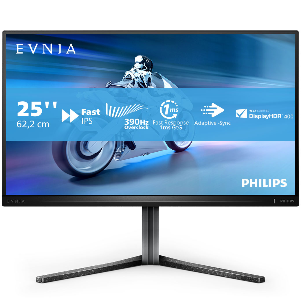 Picture of Picture of Monitor Philips Série 5000 24.5" 25M2N5200UVA Fast VA FHD 360Hz 1ms HDR400