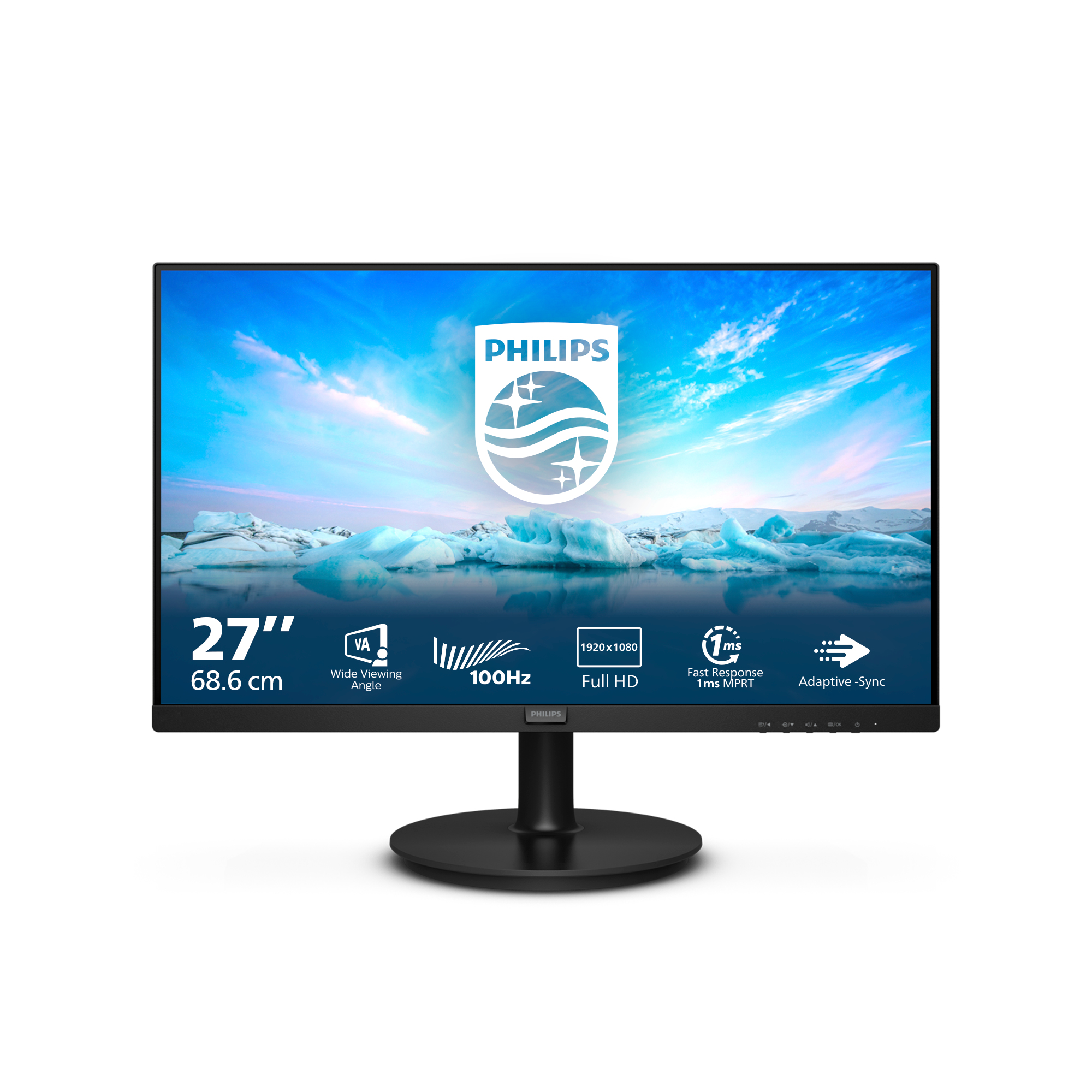 Picture of Picture of Monitor Philips V-Line 27" 271V8LAB VA FHD 100Hz c/colunas