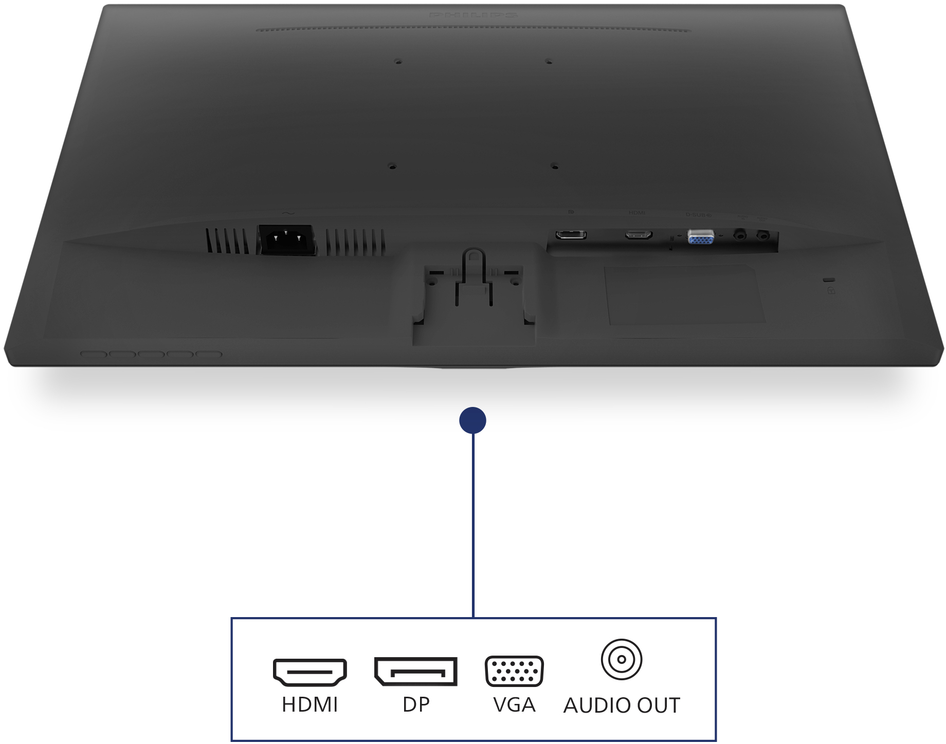 Philips - Monitor Philips V-Line 27" 273V7QJAB IPS FHD 75Hz 4ms