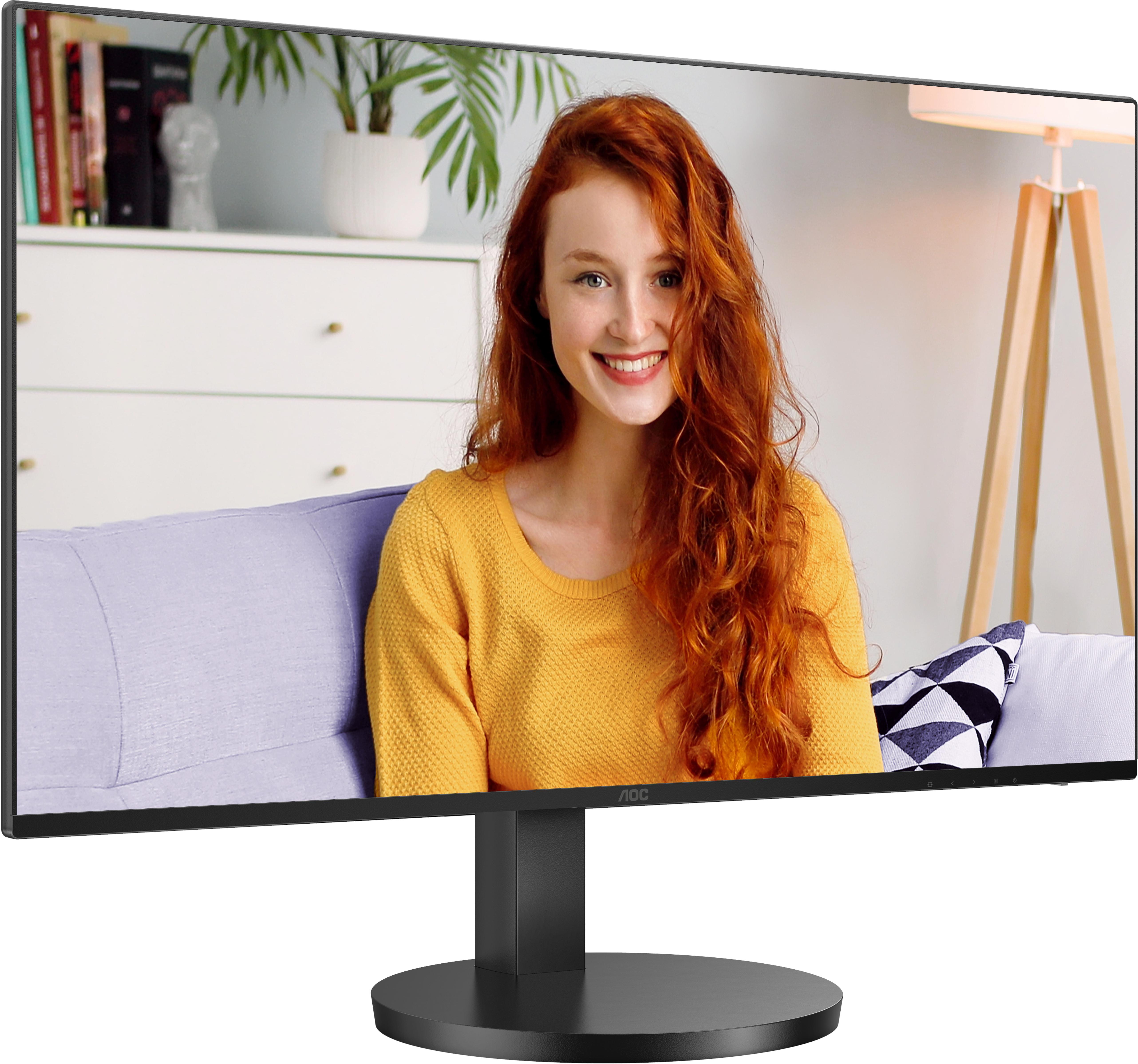 AOC - Monitor AOC 27" 27B3CF2 IPS FHD 100Hz 1ms USB-C (65W) c/colunas Ajuste Completo
