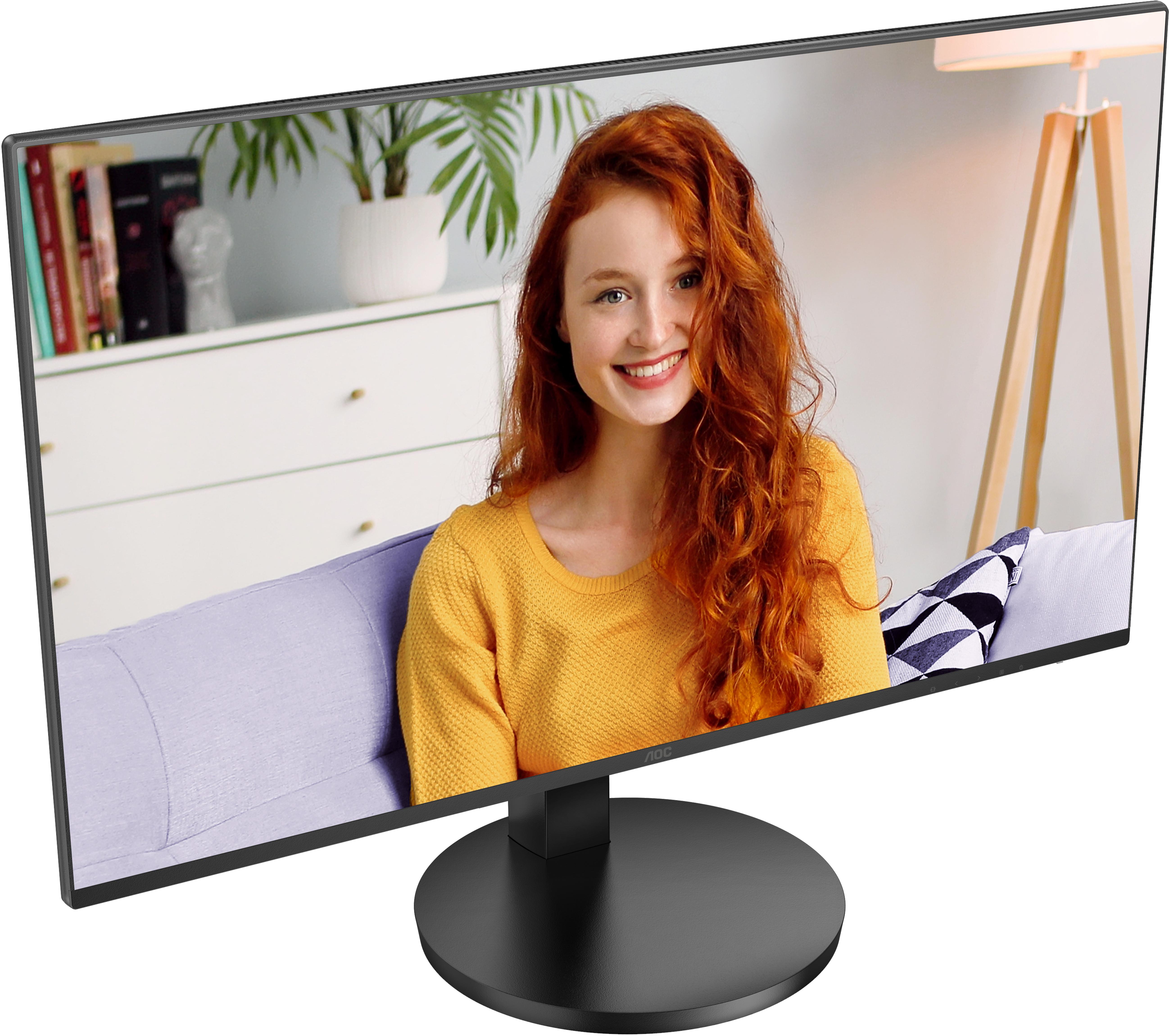 AOC - Monitor AOC 27" 27B3CF2 IPS FHD 100Hz 1ms USB-C (65W) c/colunas Ajuste Completo