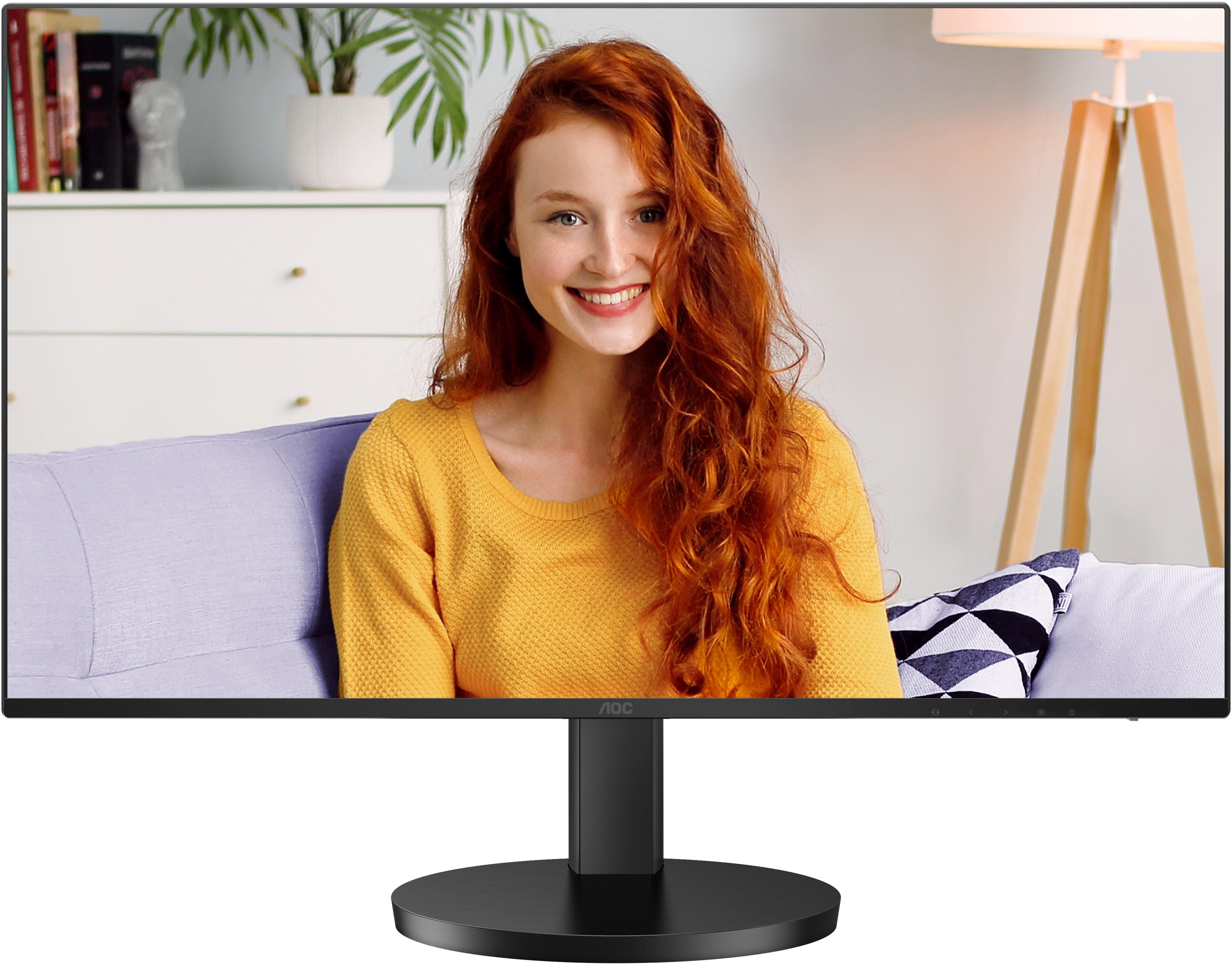 AOC - Monitor AOC 27" 27B3CF2 IPS FHD 100Hz 1ms USB-C (65W) c/colunas Ajuste Completo