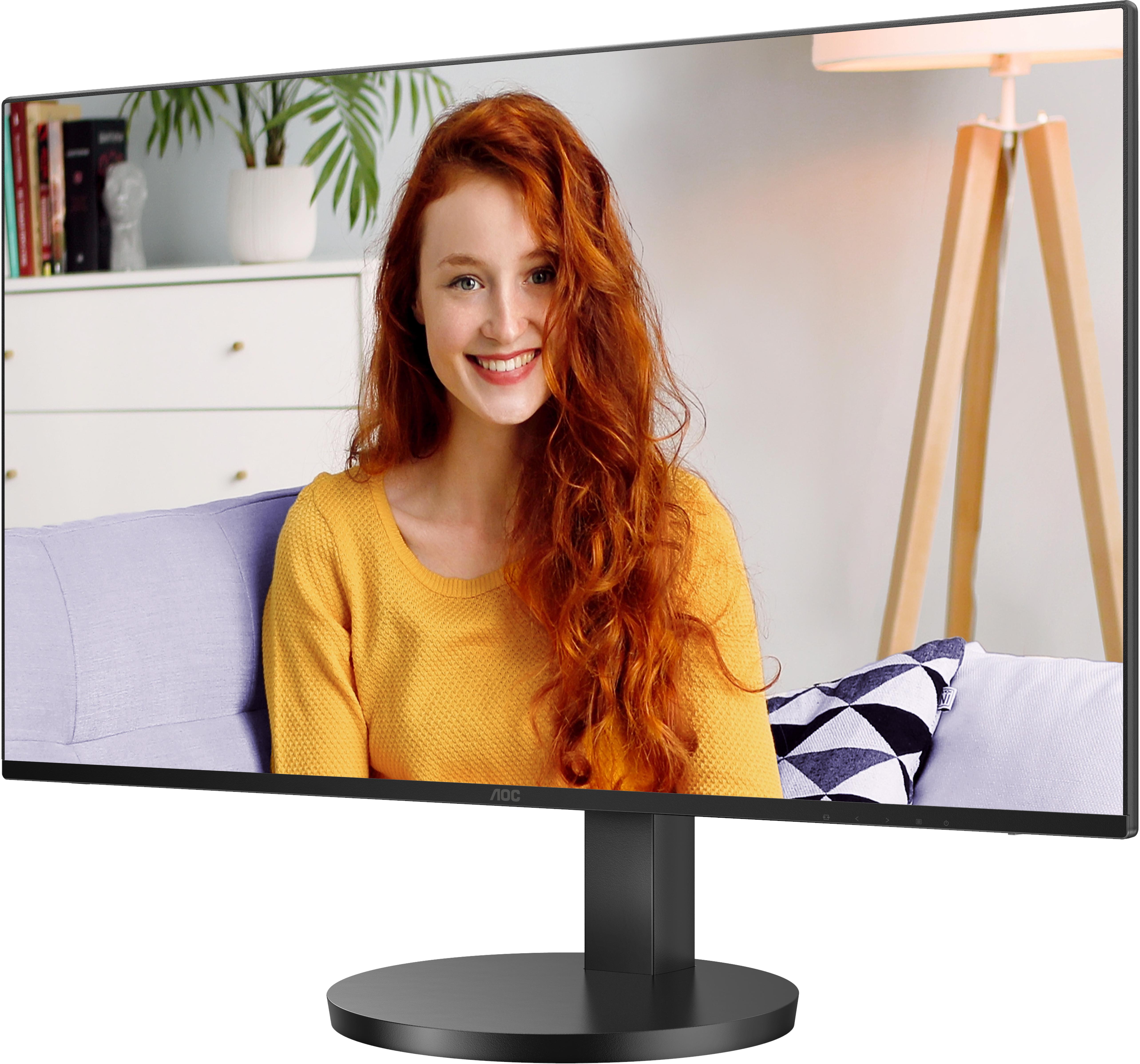 AOC - Monitor AOC 27" 27B3CF2 IPS FHD 100Hz 1ms USB-C (65W) c/colunas Ajuste Completo