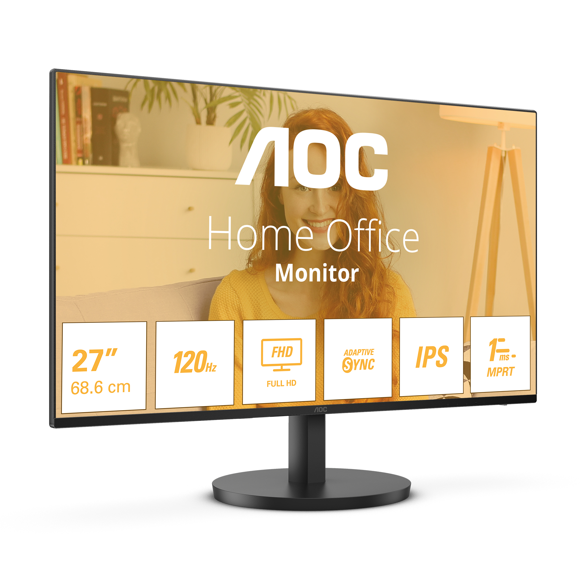 AOC - Monitor AOC 27" 27B3HA2 IPS FHD 100Hz 1ms