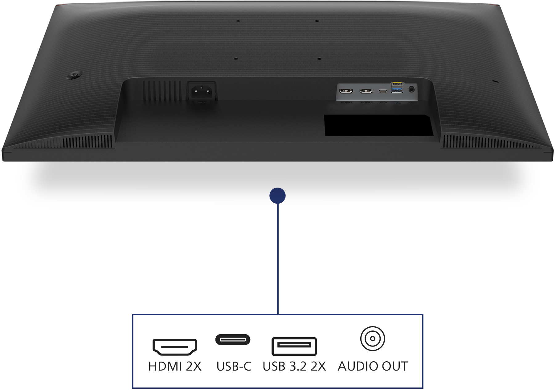 Philips - Monitor Philips Série 1000 27" 27E1N1900AE IPS 4K 60Hz USB-C (PD65W)