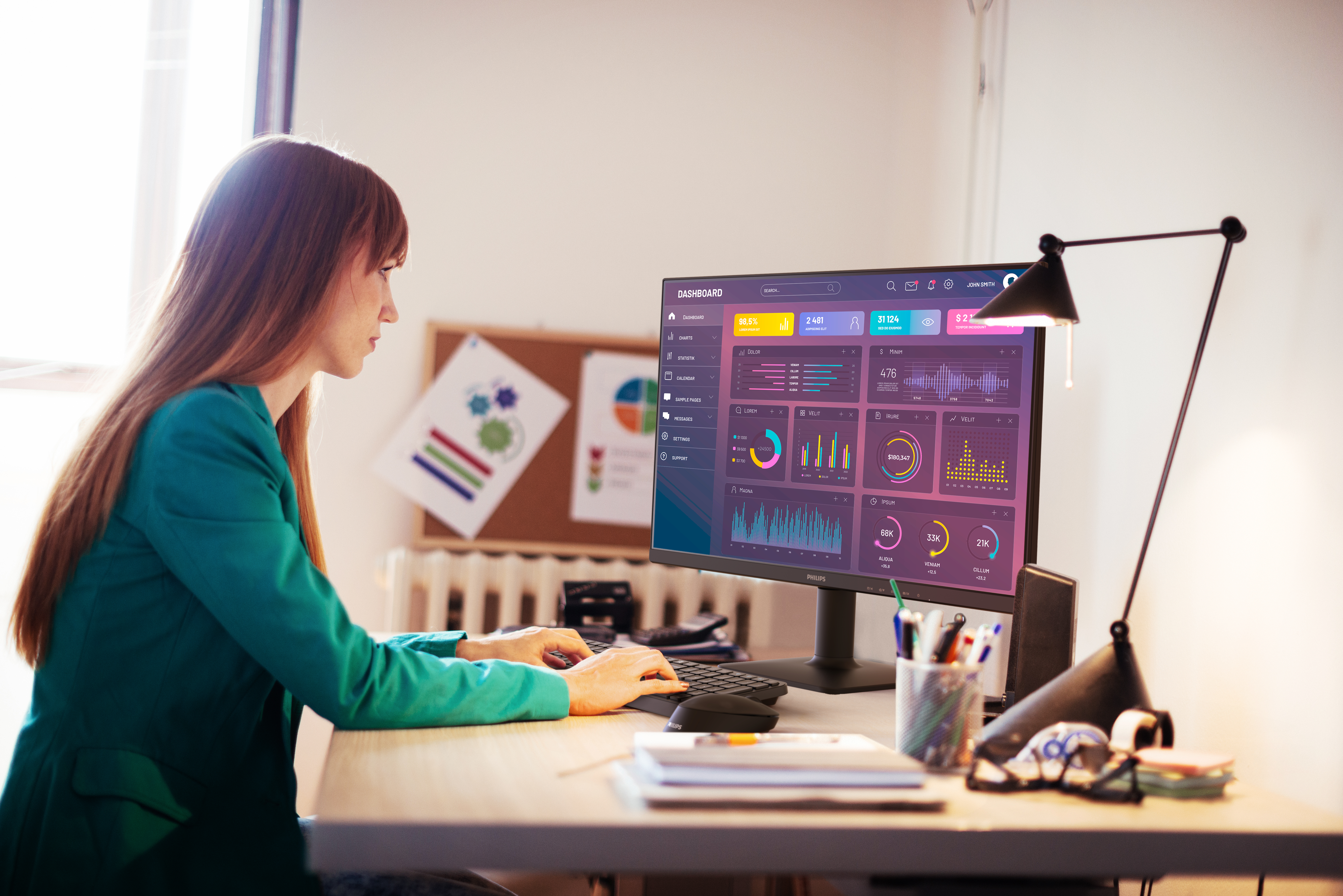 Philips - Monitor Philips Série 1000 27" 27E2N1110 IPS FHD 120Hz 1ms