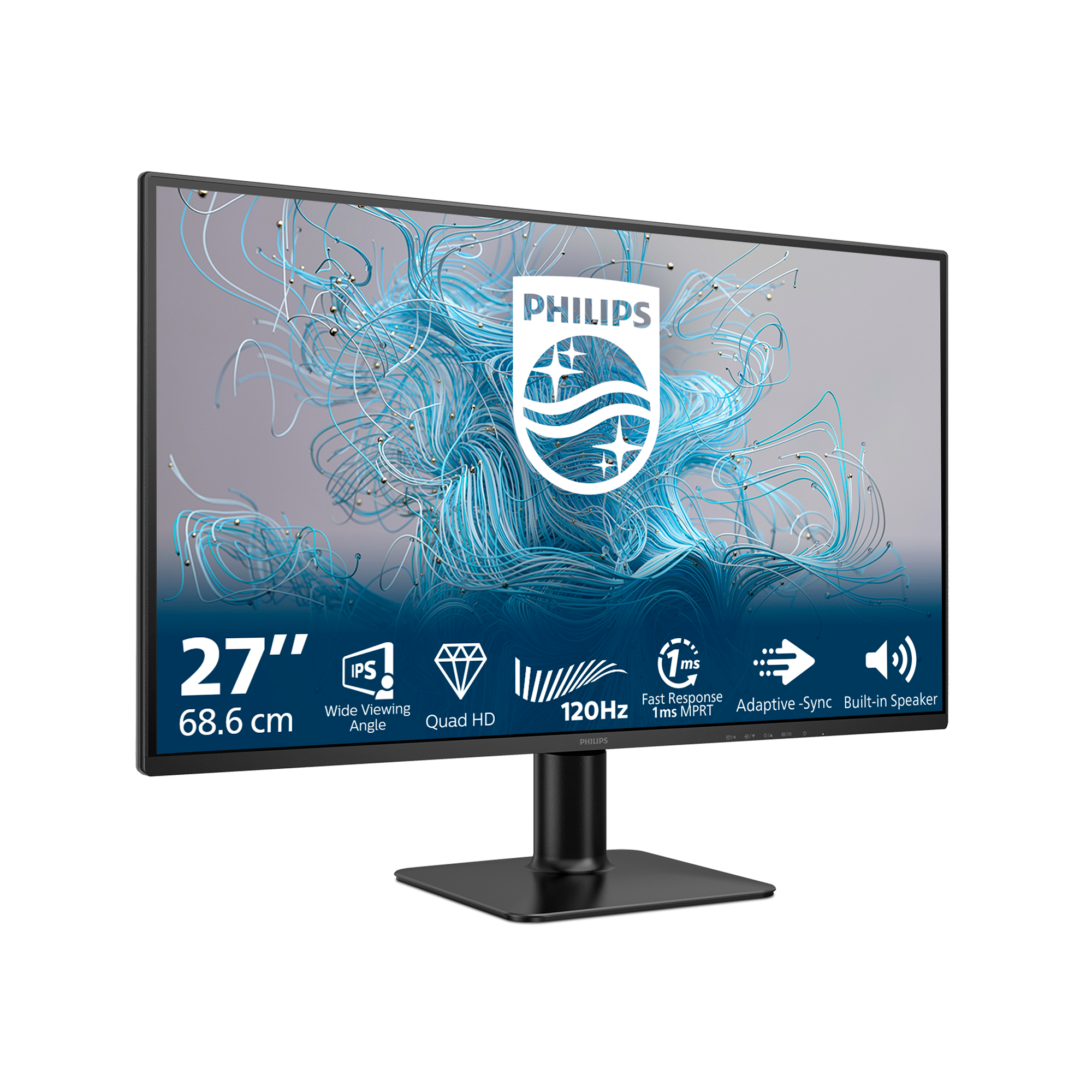 Philips - Monitor Philips Série 2000 27" 27E2N2500 IPS FHD 120Hz 1ms HDR10