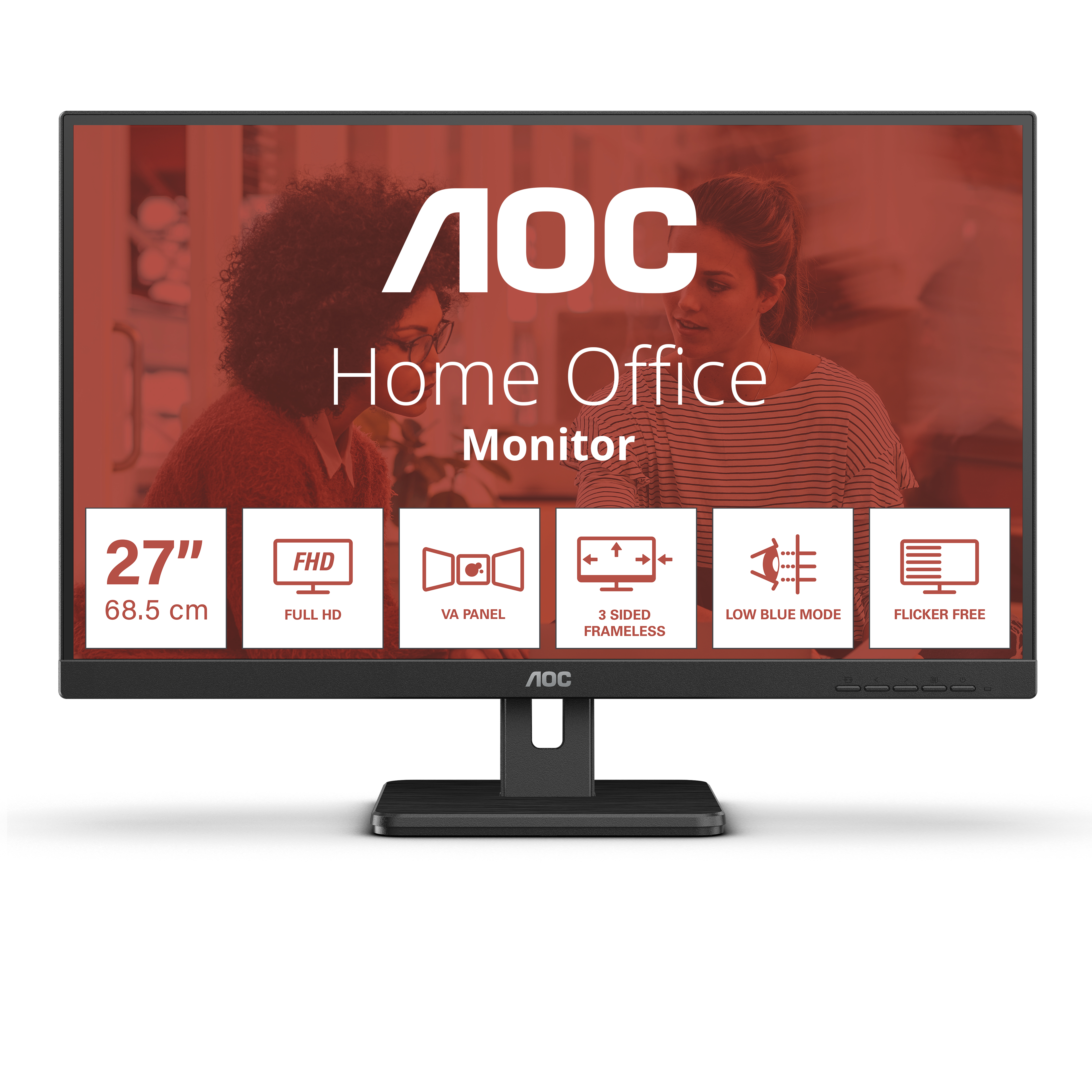 Picture of Picture of Monitor AOC 27" 27E3UM VA FHD 75Hz 4ms Low Blue Light c/ Ajuste Completo