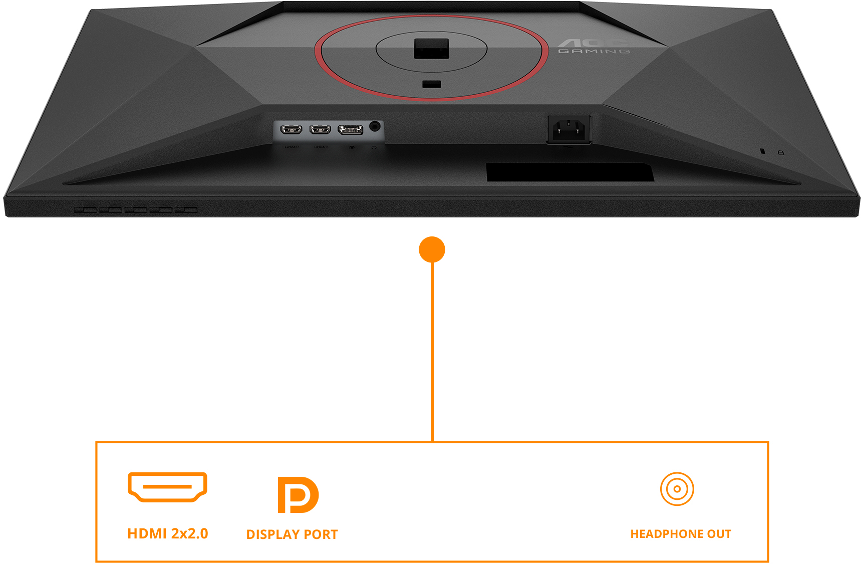 AOC - Monitor AGON by AOC 27" 27G4HA Fast IPS FHD 200Hz 0.5ms  G-SYNC Compatible Ajuste Completo