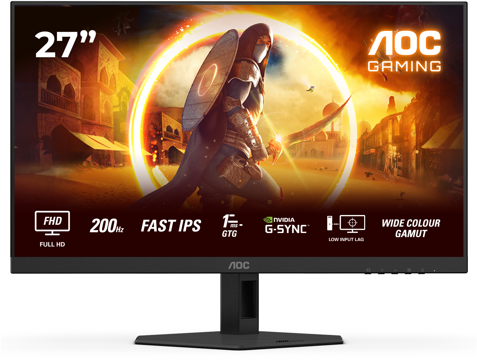 Picture of Picture of Monitor AGON by AOC 27" 27G4HRE Fast IPS FHD 200Hz 0.5ms G-SYNC Compatible