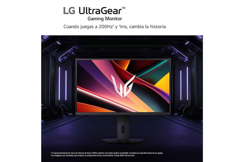 LG - Monitor Gaming LG UltraGear 27" 27G610A-B IPS 16:9 QHD 200Hz FreeSync Premium HDR400 (1ms)