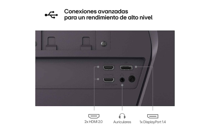 LG - Monitor Gaming LG UltraGear 27" 27G610A-B IPS 16:9 QHD 200Hz FreeSync Premium HDR400 (1ms)