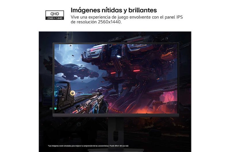 LG - Monitor Gaming LG UltraGear 27" 27G610A-B IPS 16:9 QHD 200Hz FreeSync Premium HDR400 (1ms)