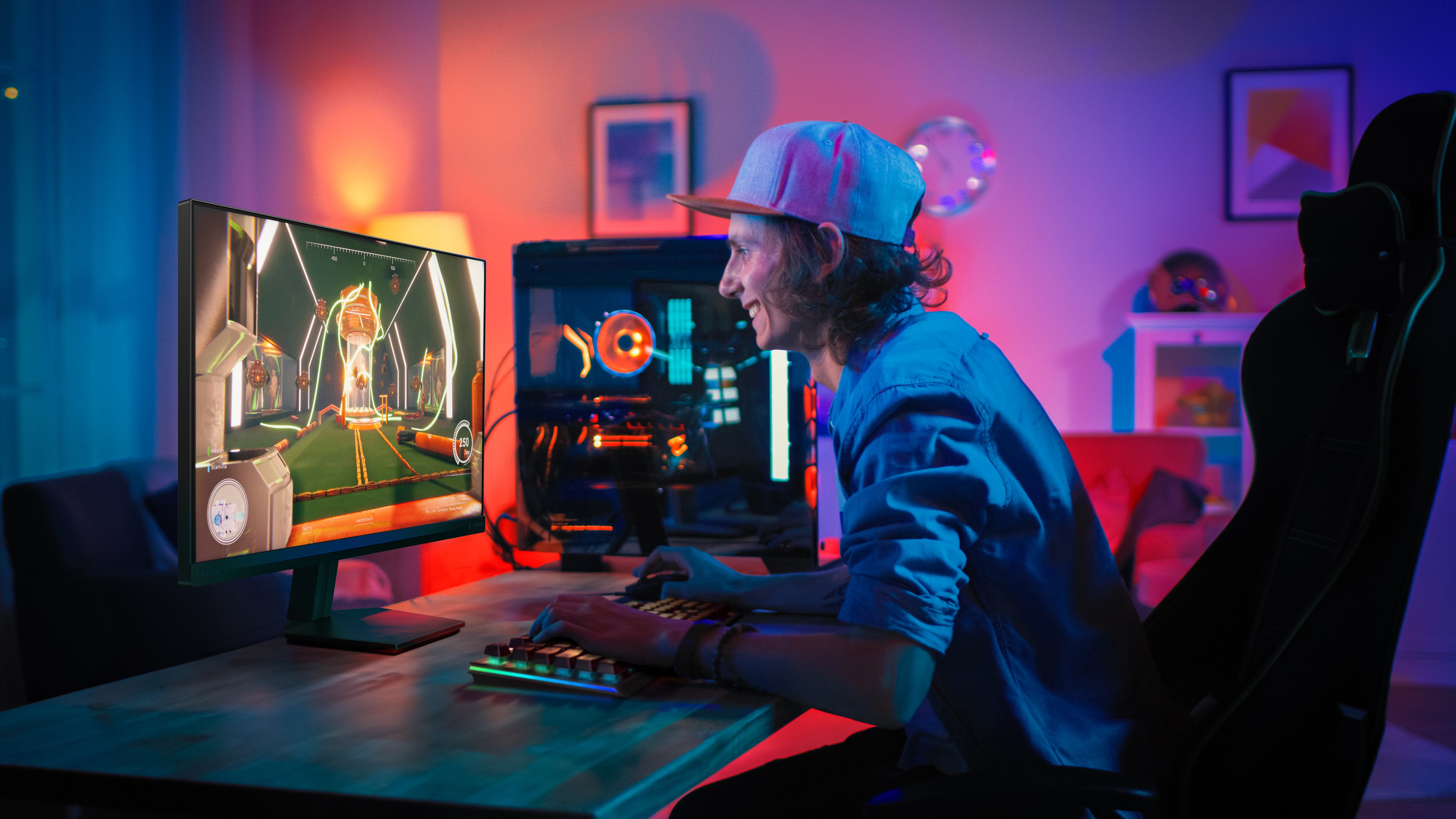 Philips - Monitor Philips EVNIA 3000 27" 27M2N3200NF Fast IPS FHD 144Hz 0.5ms Adaptive Sync