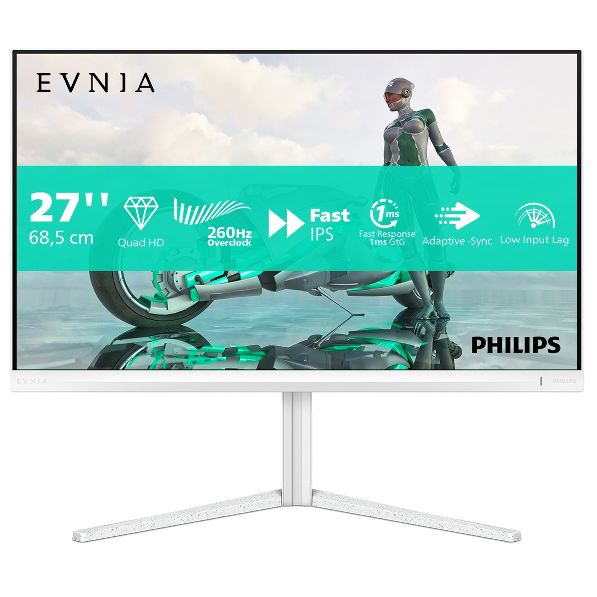 Picture of Picture of Monitor Philips Série 3000 27" 27M2N3501PA Fast IPS QHD 360Hz 1ms HDR400 Adaptive Sync