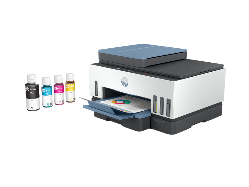 HP - Impressora Multifunções a Jato de Tinta HP Smart Tank 7606 All-in-One