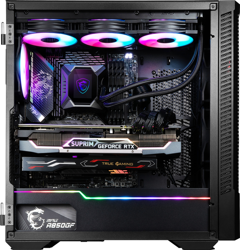 MSI - Caixa E-ATX MSI MPG VELOX 100P AIRFLOW ARGB Vidro Temperado Preta