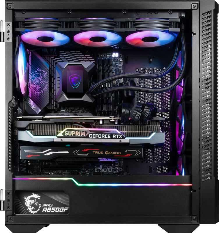 MSI - Caixa E-ATX MSI MPG VELOX 100R ARGB Vidro Temperado Preta
