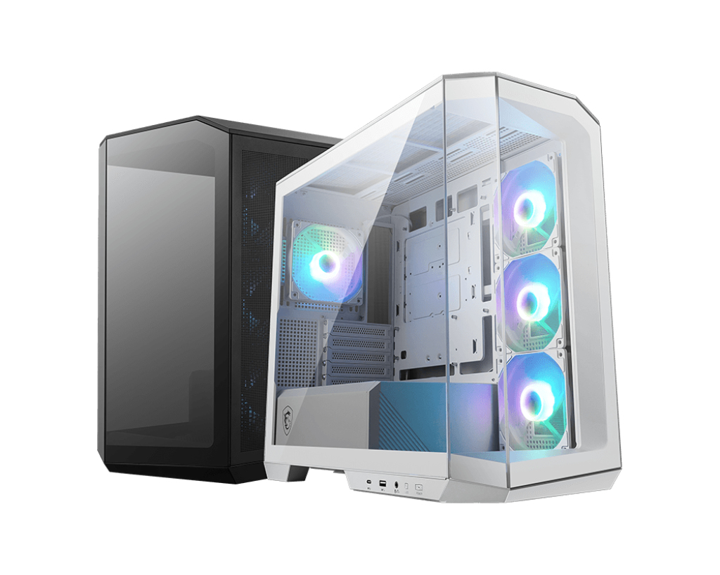MSI - Caixa Micro-ATX MSI MAG PANO M100R PZ Vidro Temperada Preta