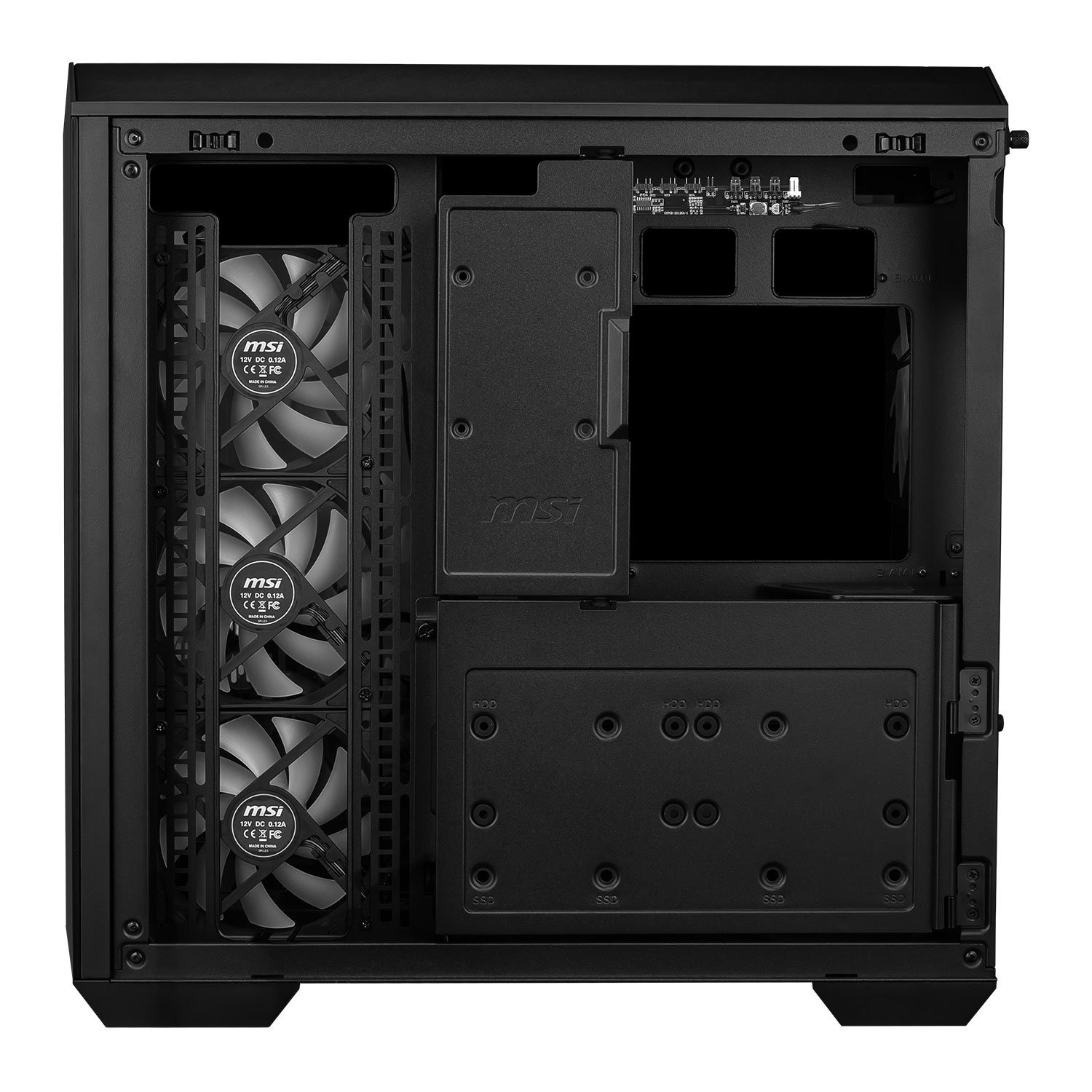 MSI - Caixa ATX MSI MAG PANO 100R PZ ARGB Vidro Temperado Preta