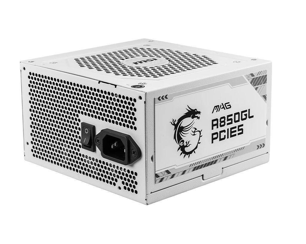 Picture of Picture of Fonte Modular MSI MAG A850GL 850W 80+ Gold PCIE5 Branca