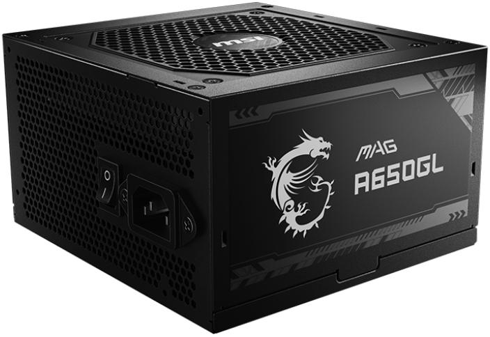 MSI - Fonte Modular MSI MAG A650GL 650W 80+Gold