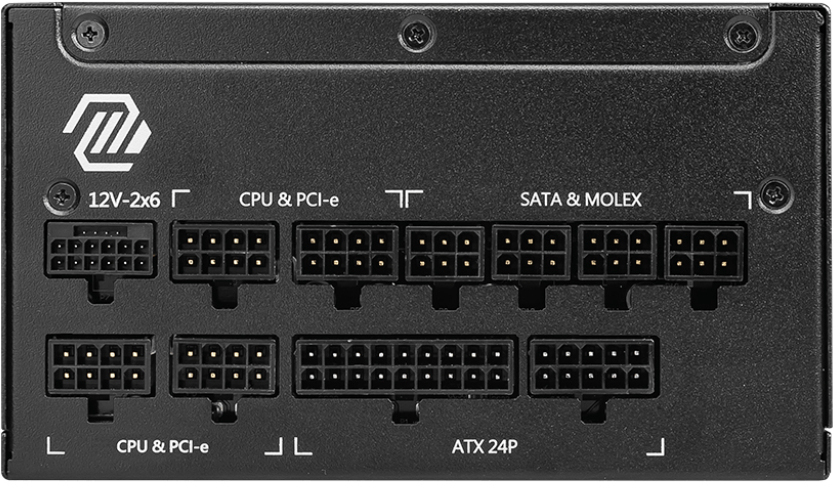 MSI - Fonte Modular MSI MAG A1000GL 1000W 80+ Gold PCIE 5.1