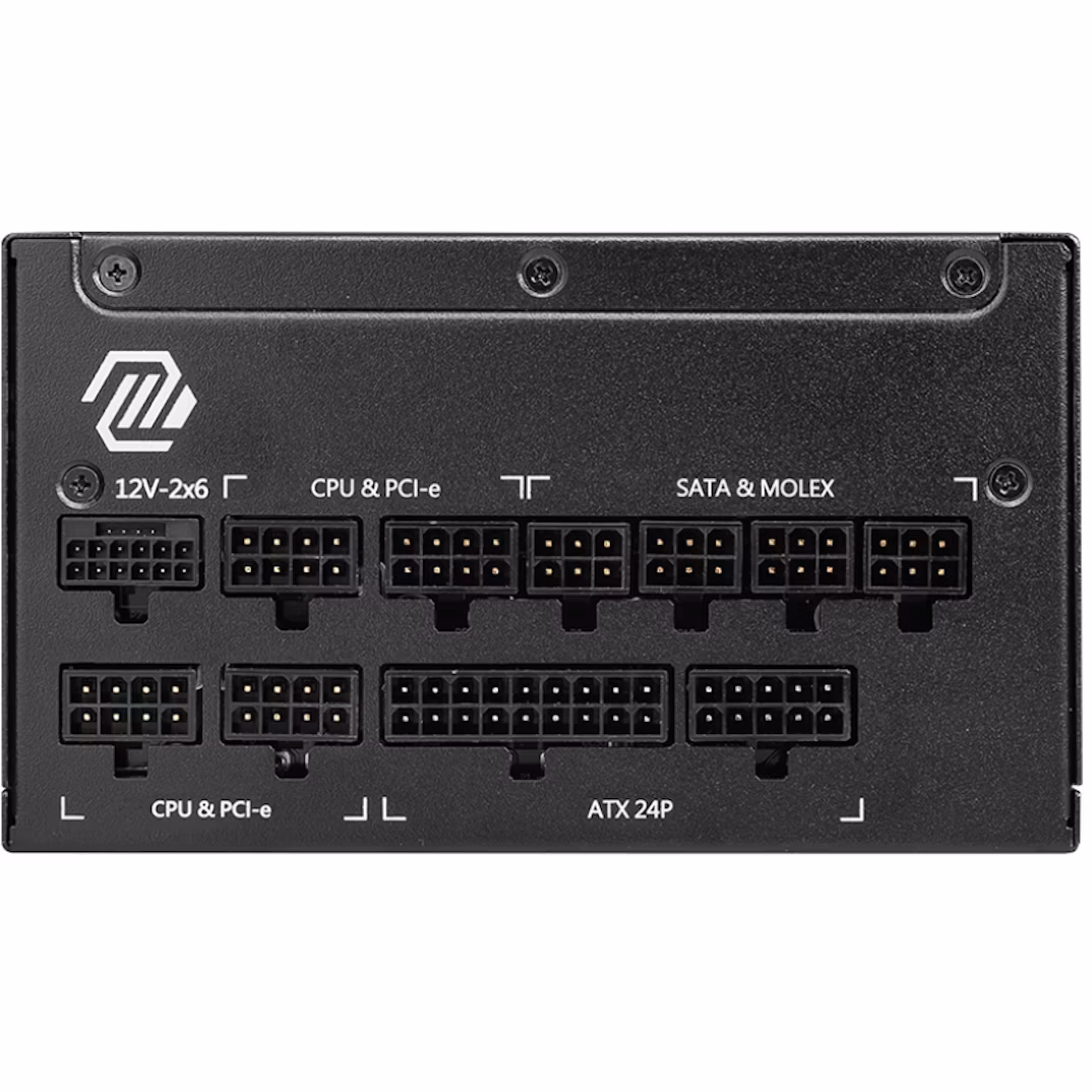 MSI - Fonte Modular MSI MAG A1000GL 1000W 80+ Gold PCIE5 II