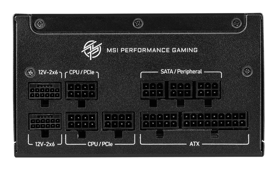 MSI - Fonte Modular MSI MPG A1250GS 1250W 80+ Gold PCIE 5.1