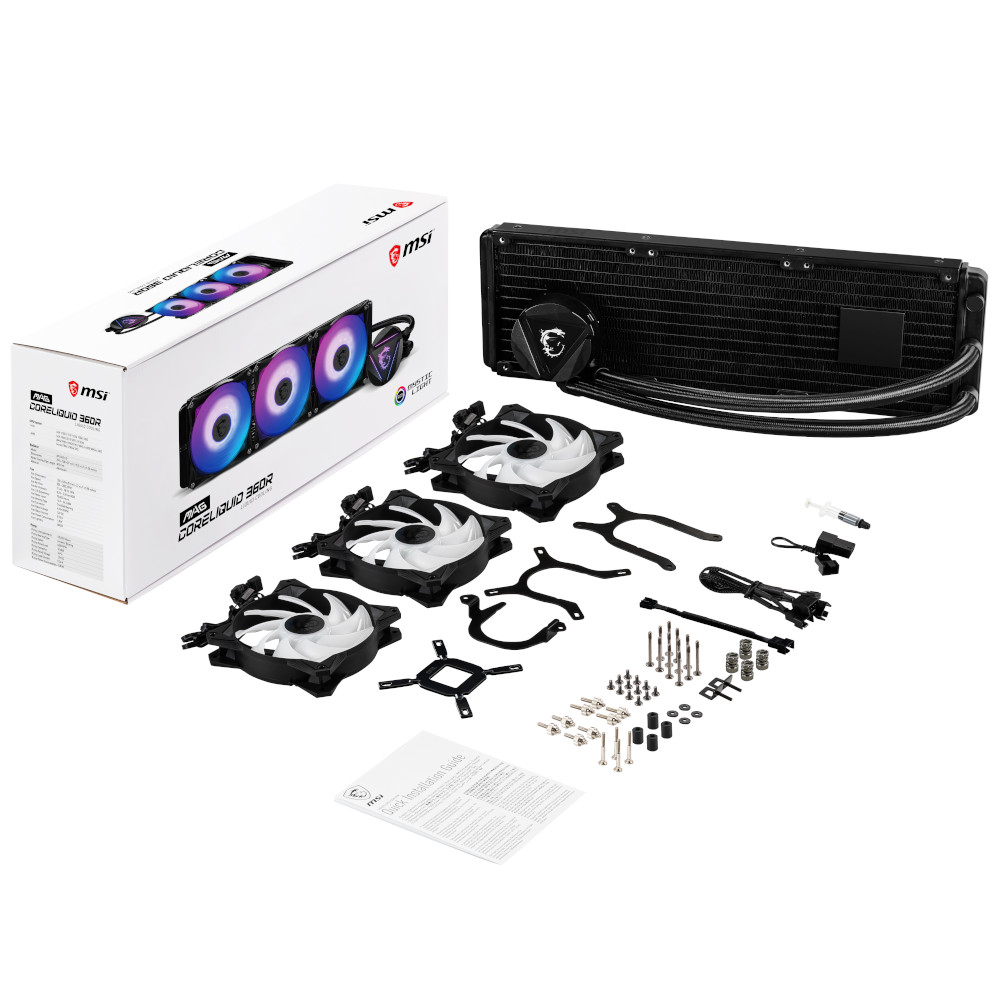 MSI - Water Cooler CPU MSI MAG CORELIQUID 360R V2 ARGB