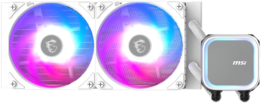 Picture of Picture of Water Cooler CPU MSI MAG CORELIQUID A13 240mm ARGB Branco