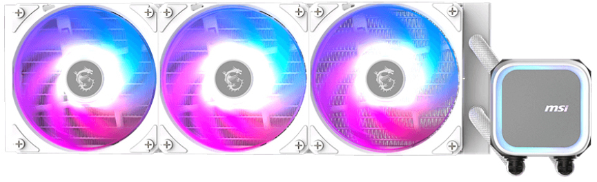 Picture of Picture of Water Cooler CPU MSI MAG CORELIQUID A13 360mm ARGB Branco