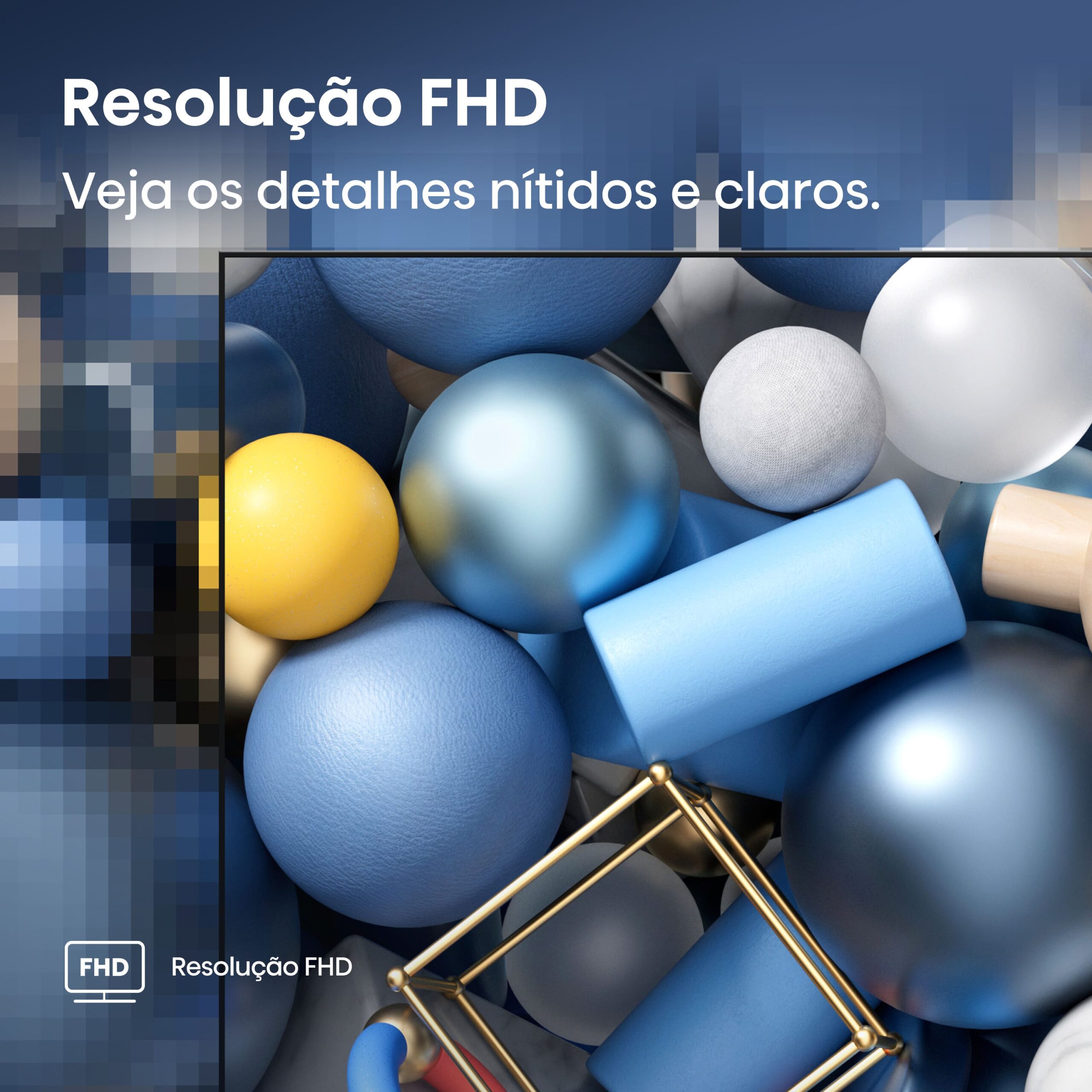 hisense - Televisão Hisense 32A5Q 32" QLED Full HD VIDAA