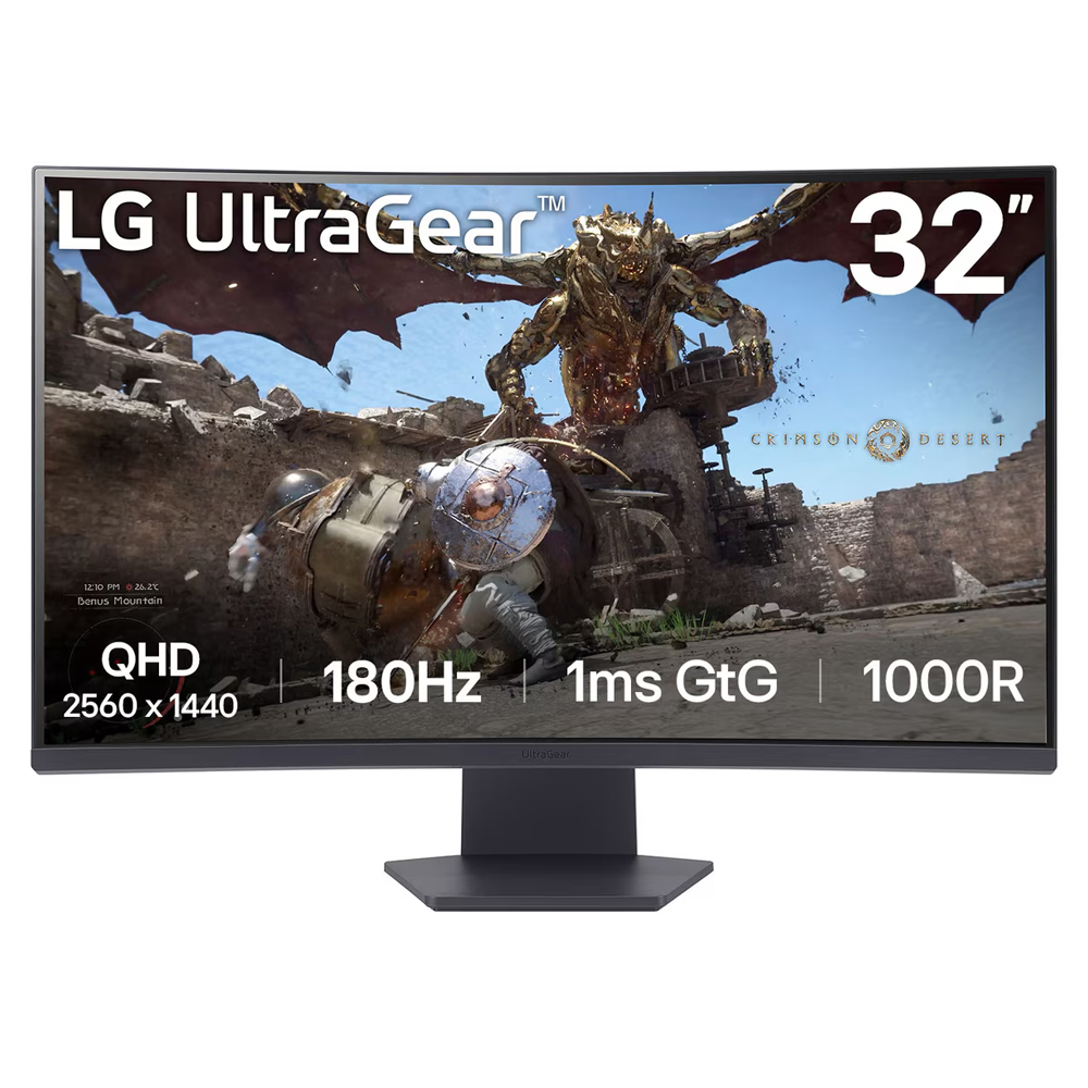 Picture of Picture of Monitor Curvo Gaming LG UltraGear 32" 32GS60QC VA WQHD 180Hz 1ms