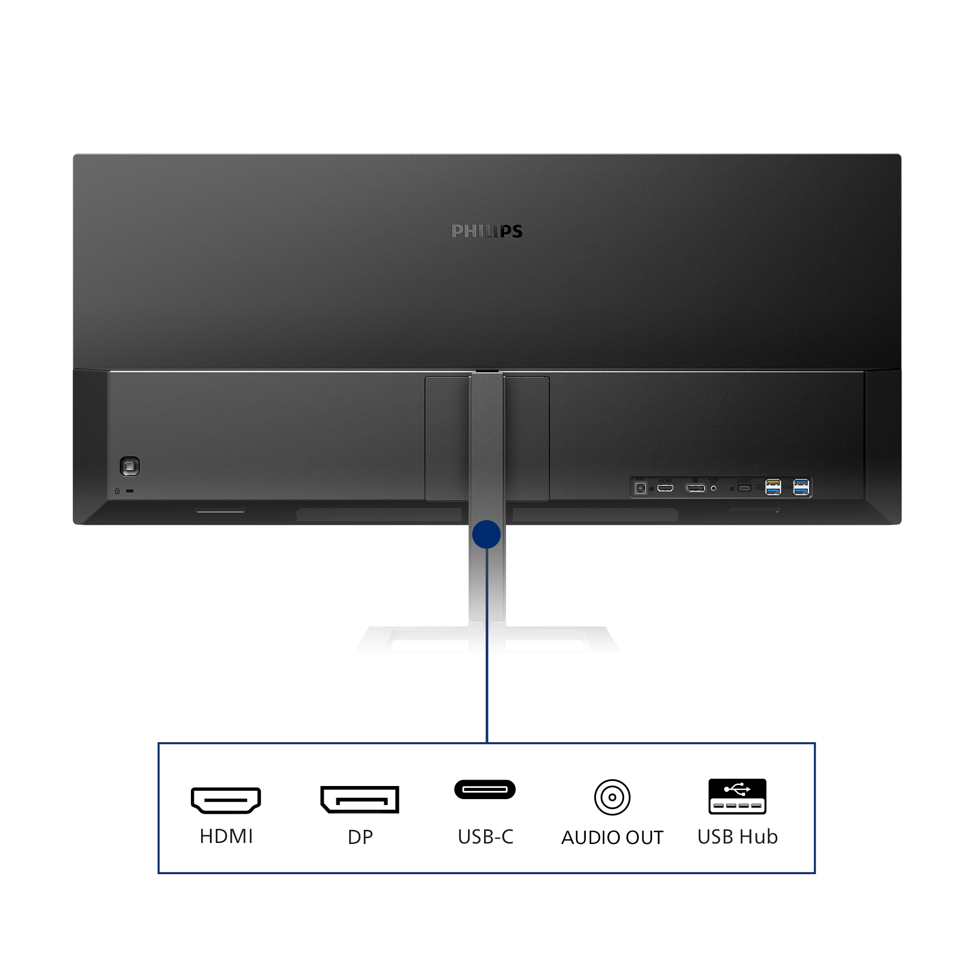 Philips - Monitor Gaming Philips E-Line 34" 346E2LAE VA UWQHD 100Hz 1ms Freesync