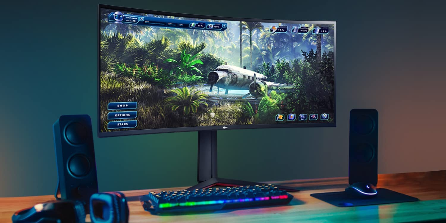 LG - Monitor Curvo Gaming LG UltraGear 34" 34GP63AP VA UWQHD 160Hz 1ms FreeSync Premium