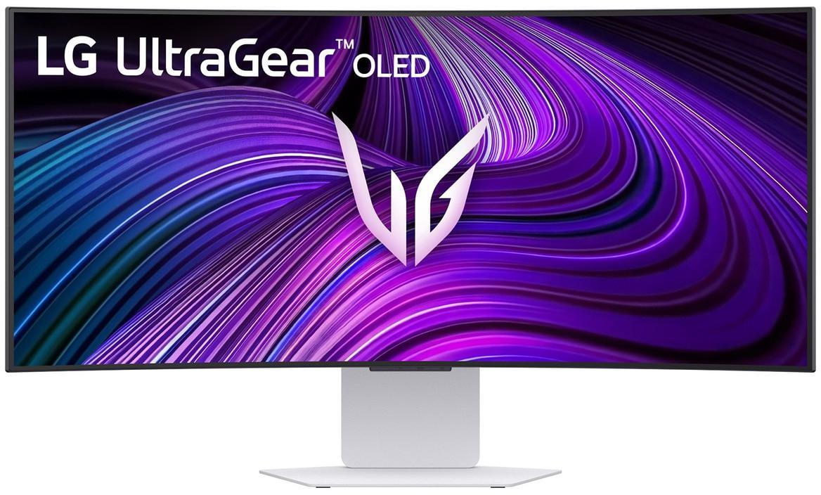 LG - Monitor Curvo Gaming LG UltrGear 34" 34GX900SA OLED WQHD 240Hz 0.03ms G-Sync Compatible Smart webOS Branco