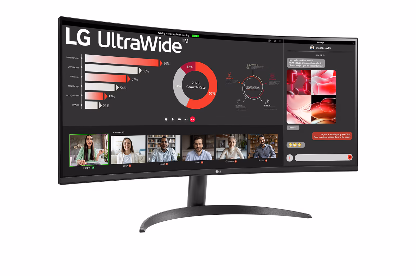 LG - Monitor Curvo LG UltraWide 34" 34WR50QK VA UWQHD 100Hz 5ms sRGB99%