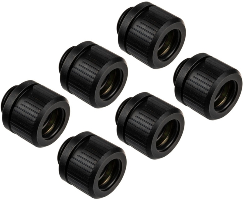 ek-water-blocks - Conector EKWB Quantum Torque HDC 12mm Preto (Pack 6)