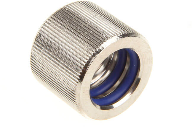 ek-water-blocks - Conector EKWB HD G1/4 Femea / Femea 12/10mm Níquel